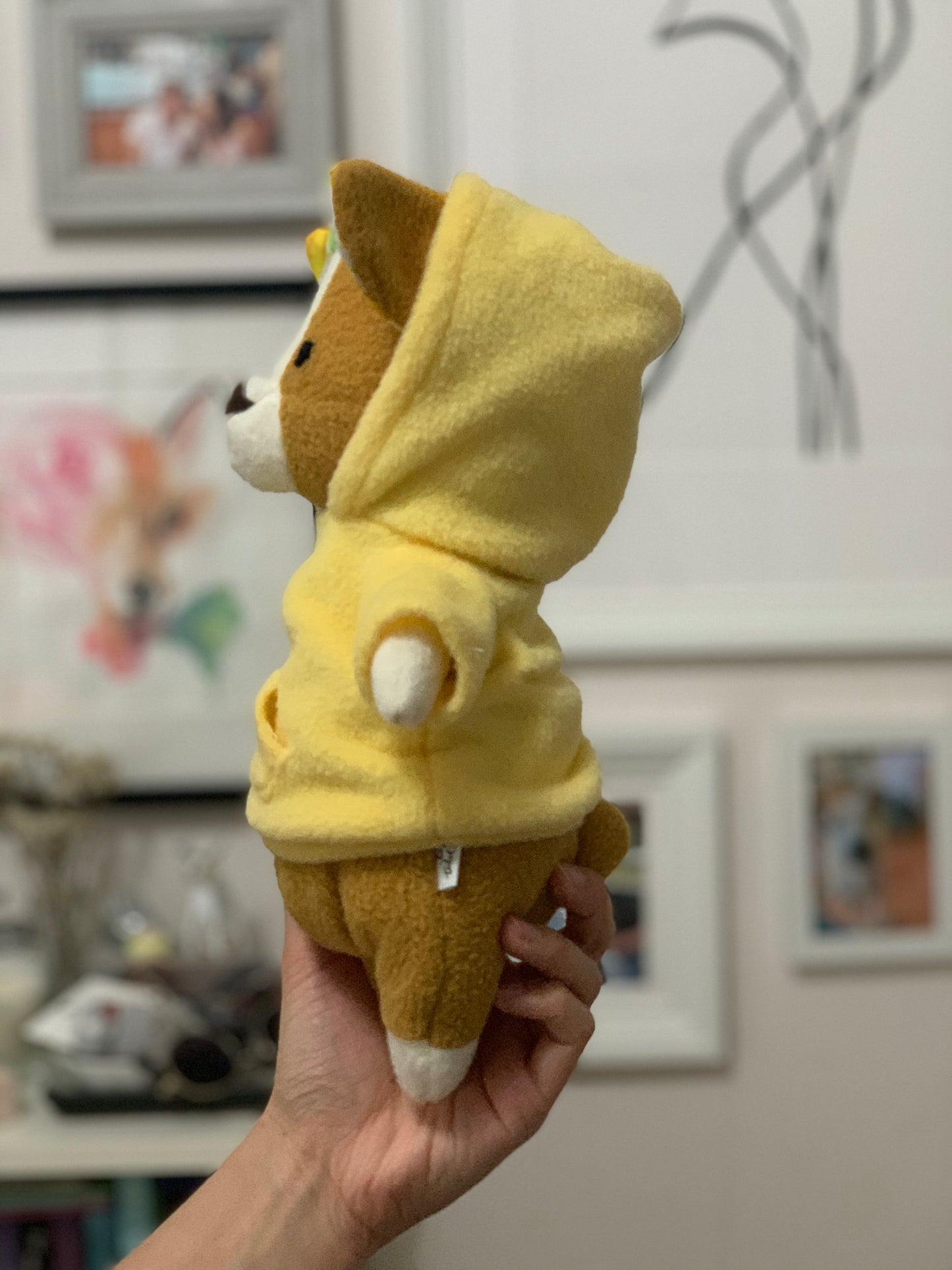 Plushie Hoodie - Yellow