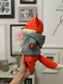 Plushie Hoodie - Grey