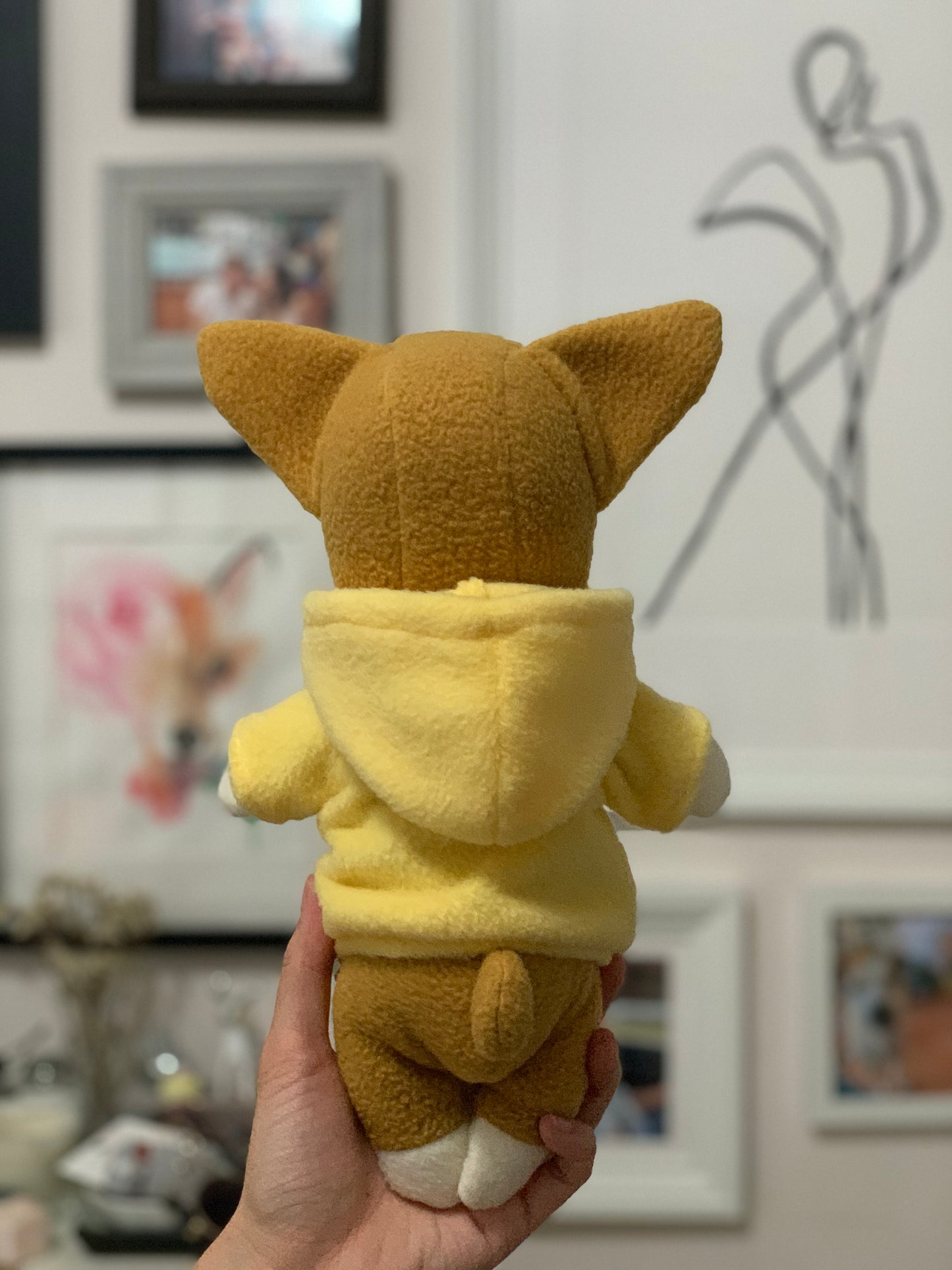 Plushie Hoodie - Yellow