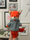 Plushie Hoodie - Grey