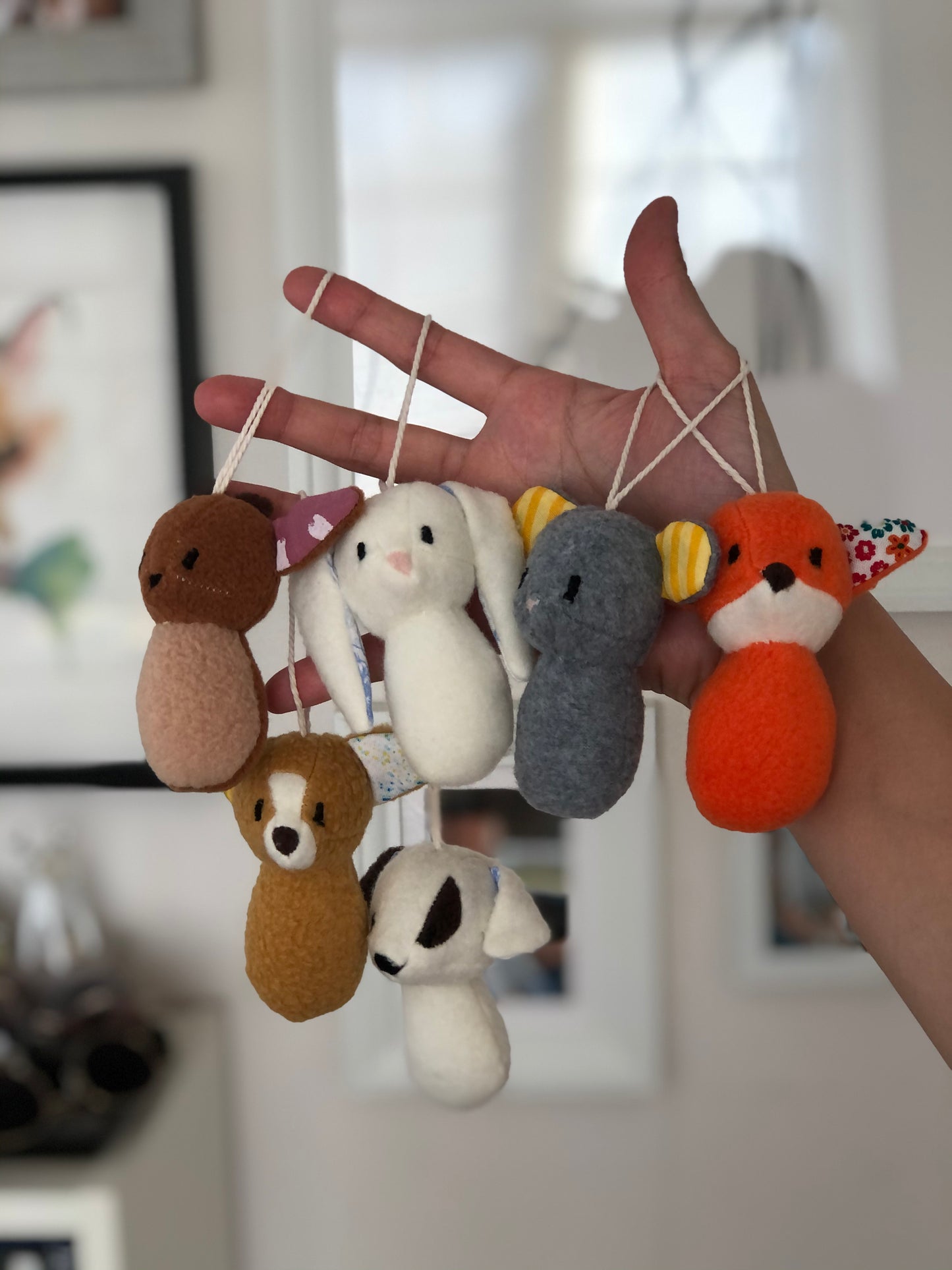 Plushie Ornaments - Set of 6