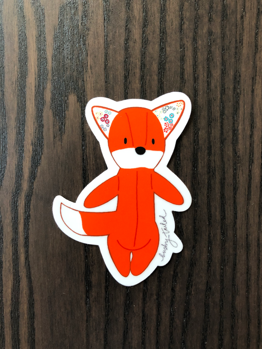 Fiddle the Fox Sticker