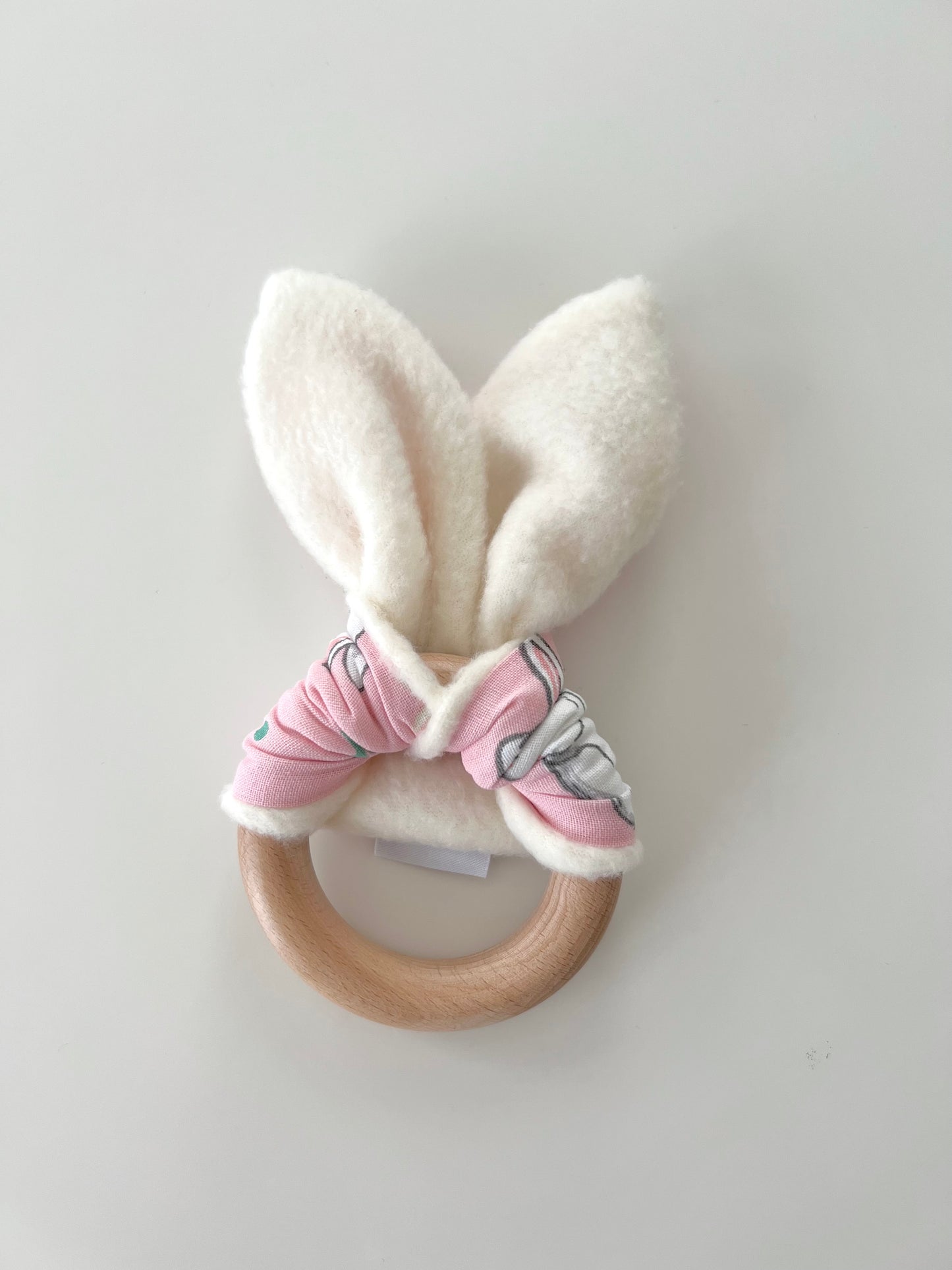 Bunny Ears Teething Ring