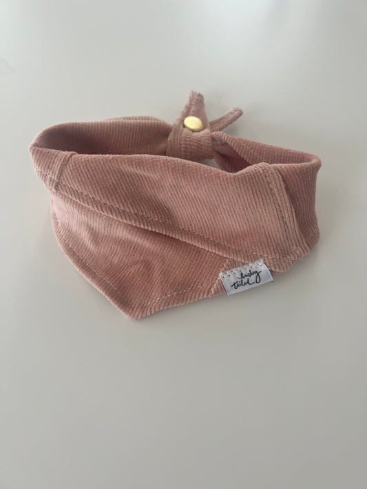 ZERO WASTE Pink Corduroy Bandana