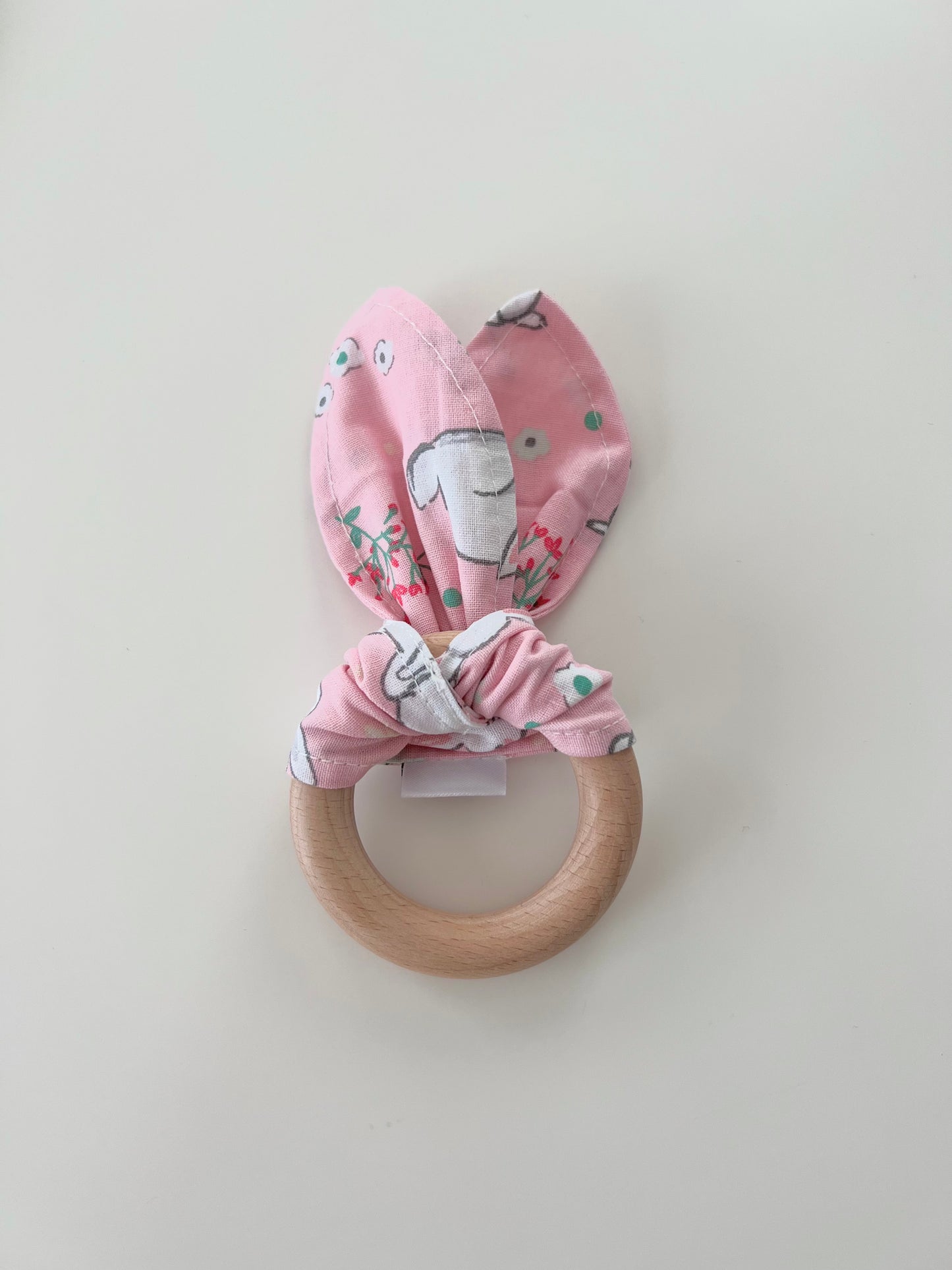 Bunny Ears Teething Ring