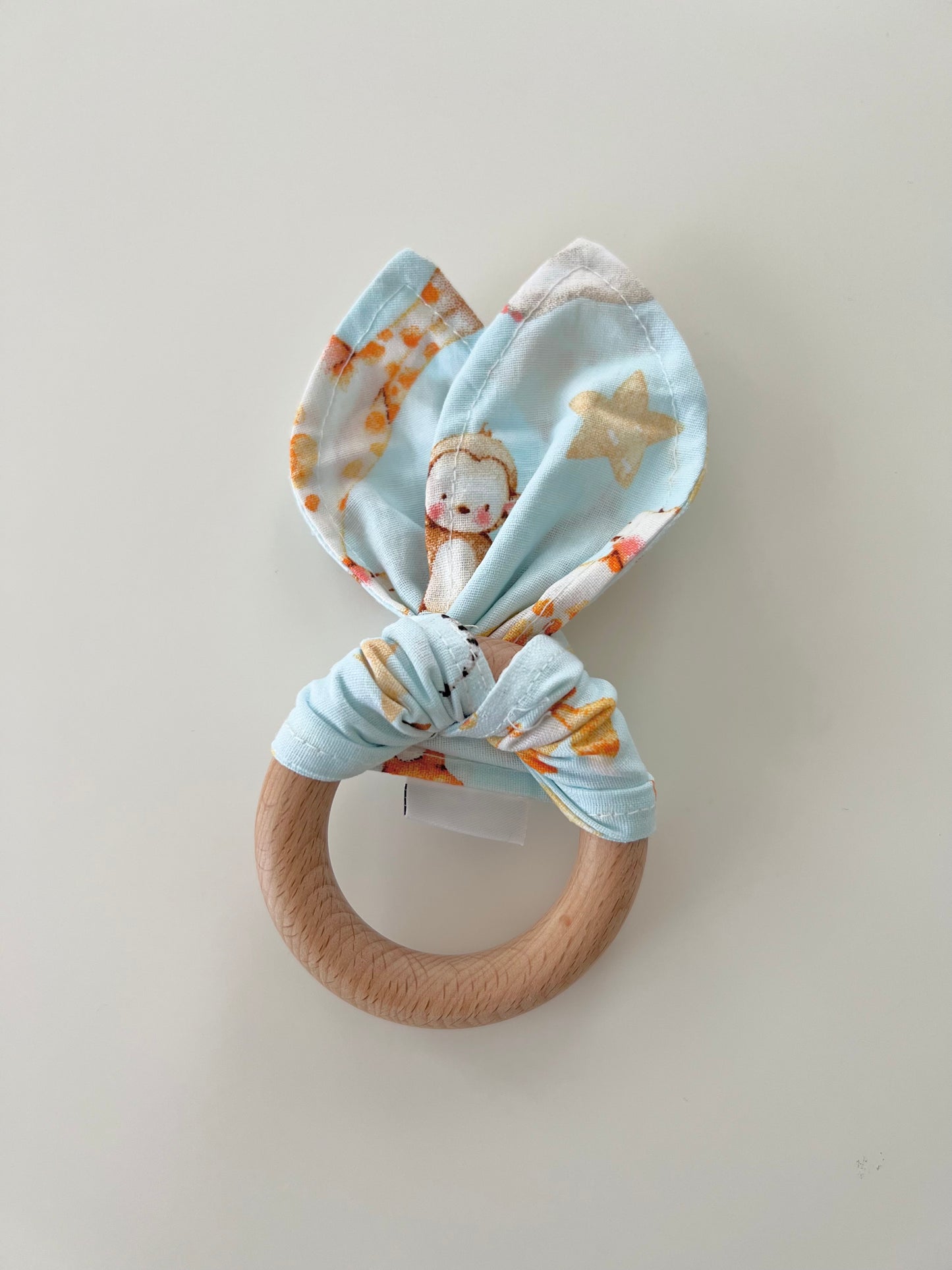 Bunny Ears Teething Ring