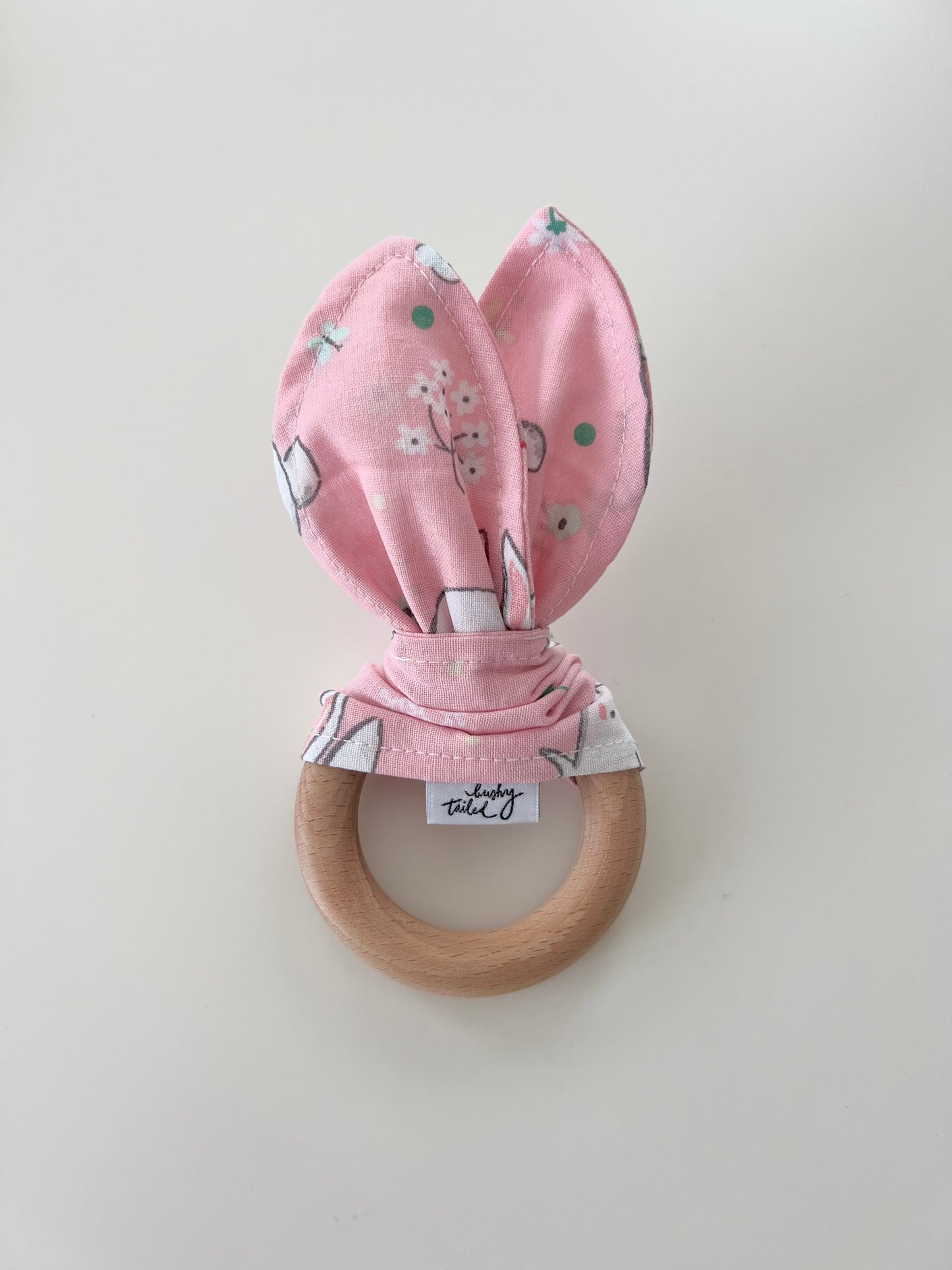 Bunny Ears Teething Ring